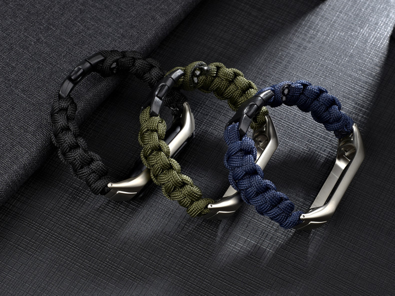 Nahradni naramek paracord pro Mi Band 3-4 img